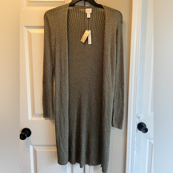 ⭐️NEW WITH TAGS⭐️ Women’s Chicos sweater cardigan size 1 - Picture 2 of 12